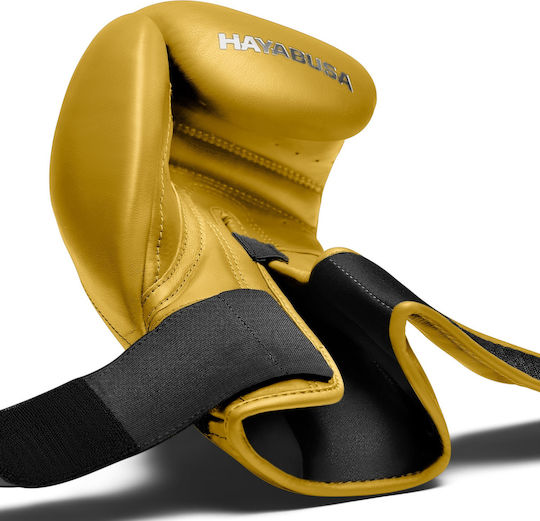 Hayabusa T3 Kanpeki Boxing Gloves Leather Competition Yellow