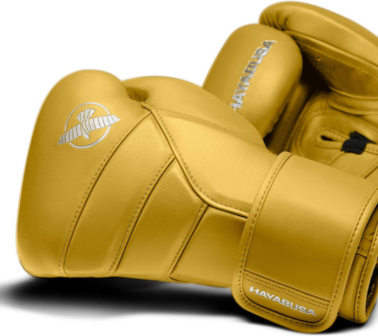 Hayabusa T3 Kanpeki Boxing Gloves Leather Competition Yellow