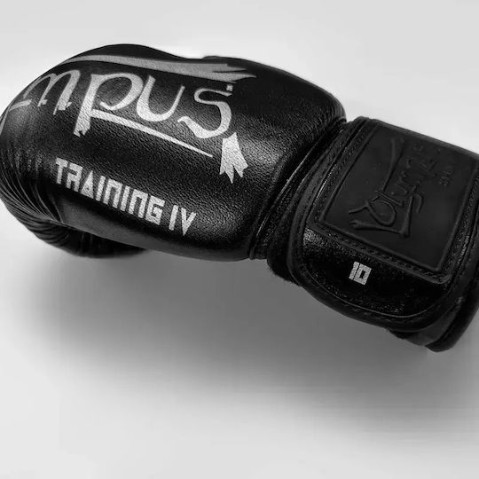 Olympus Sport Training Iv 401070.6oz Schwarz Boxhandschuhe Leder für Wettkampfhandschuhe