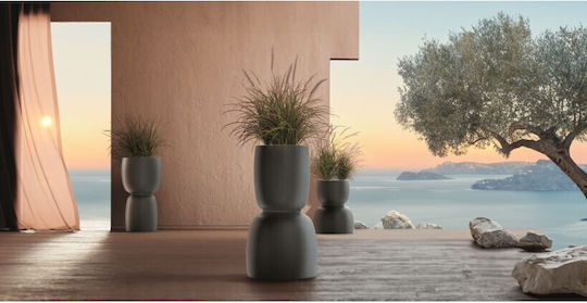Ethick Kunststoff Blumentopf Tiny Granite 60x60x68cm
