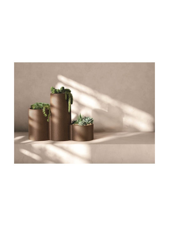 Ethick Γλάστρα Μεταλλική Corten Steel