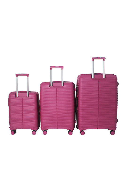 Paulter Cabin Travel Suitcase Fuchsia 55cm Height