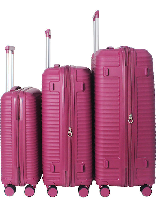 Paulter Cabin Travel Suitcase Fuchsia 55cm Height