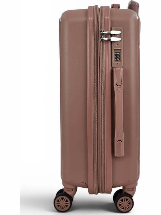 Playful Bags Cabin Hard Pink Gold Travel Suitcase 50 cm