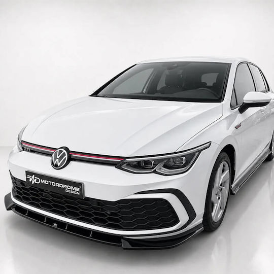 Motordrome Front Car Spoiler Compatible with Volkswagen Golf 19-23