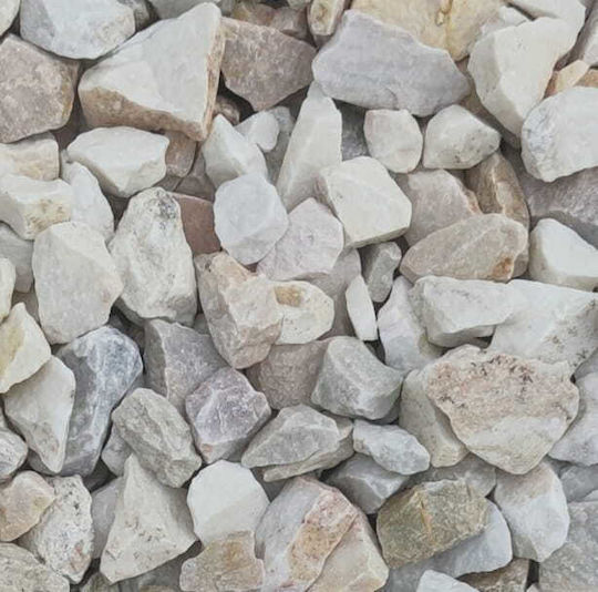 Decorative Stone Biała Mariana 1632mm White Gray Decorative Stone 20kg