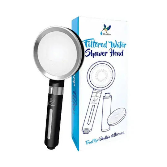 Doulton Handheld Showerhead with Filter and Flow Stop Switch