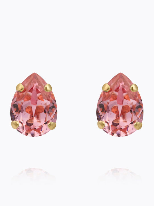 Caroline Svedbom Gold Plated Stud Earrings