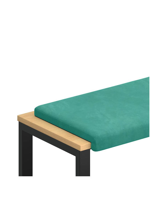 vidaXL Perna De Canapea Din Catifea Turcoaz 38x60cm