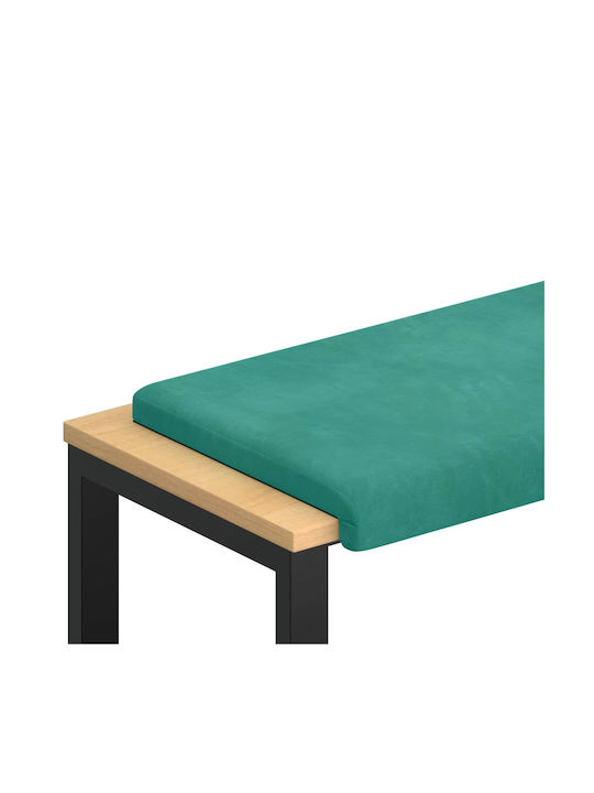 vidaXL Perna De Canapea Din Catifea Turcoaz 38x80cm