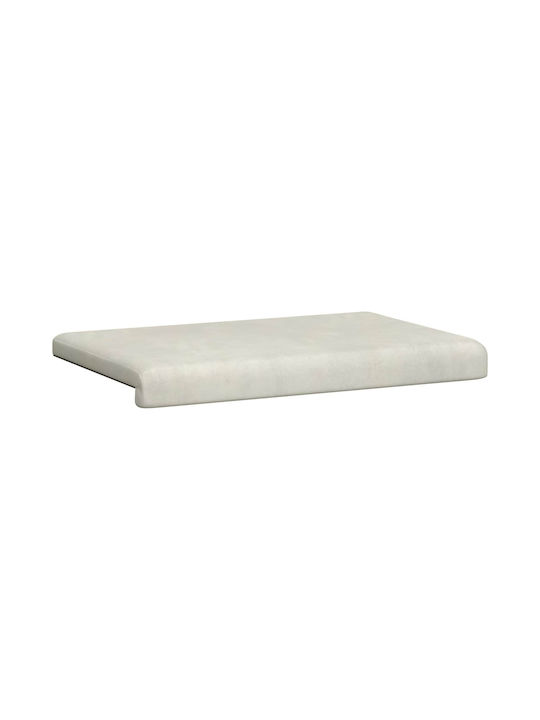 vidaXL Velvet Sofa Cushion Cream 38x60cm