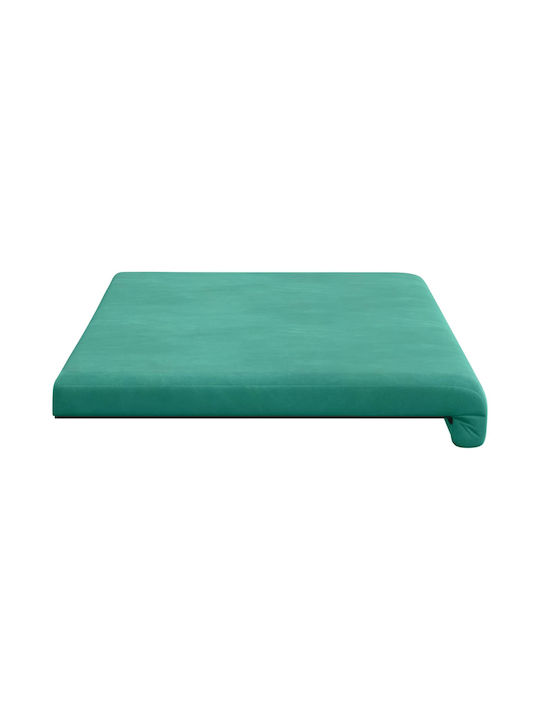 vidaXL Perna De Canapea Din Catifea Turcoaz 38x80cm