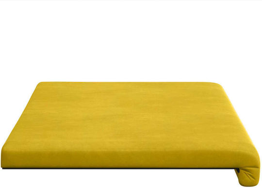 vidaXL Perna De Canapea Din Catifea Galbenă 38x80cm