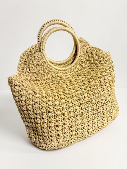 Straw Women's Handbag Beige