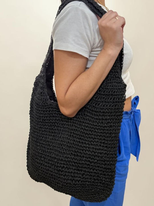 Women's Black Shoulder Bag