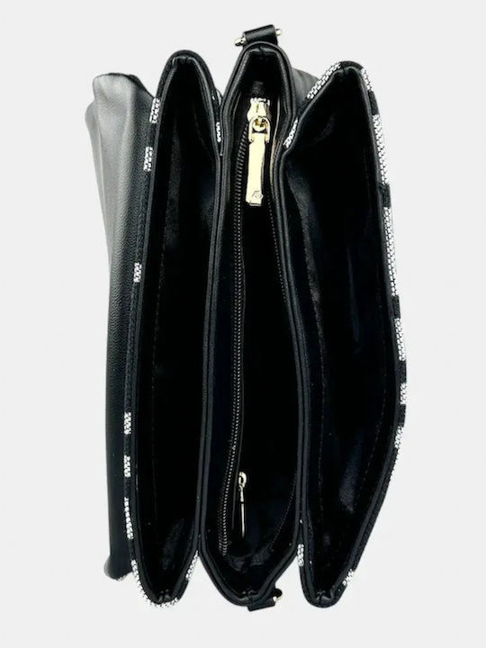 Black Fabric Women's Crossbody / Shoulder Bag