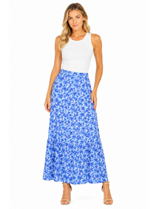 Maxi Blue Skirt SC-ST23-3031-26SK-Blue