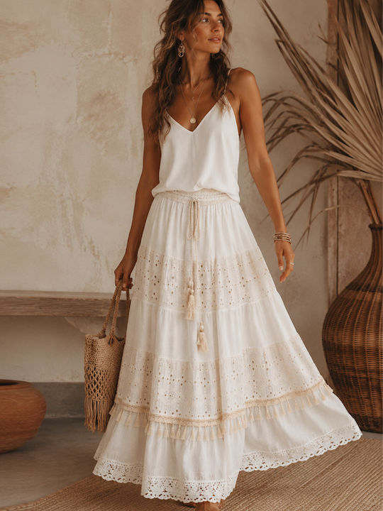 Висока Талия Maxi Дамска Пола Boho
