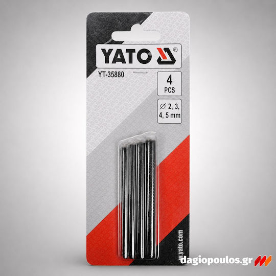 Yato YT-35880 Set Of Arch Punches With Metal Handle 4 Pcs