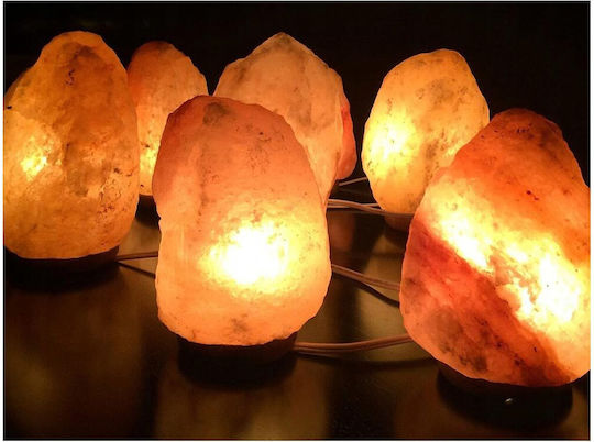 Himalayan Salt Stone Lamp E14 15 Watt 3–5 Kg Adjustable Lighting 21cm Aria Trade