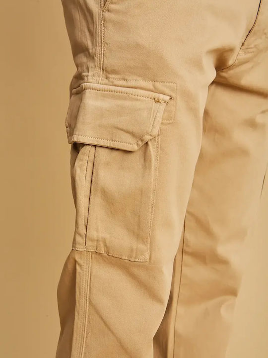 Cargo Trousers Camel