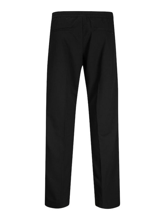 Pantaloni Barbati Chino Elastic Relaxed Fit Negru