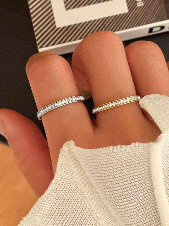 Enotia Damen Stahl Vergoldeter Ring Enotia Damen Stahl Vergoldeter Ring