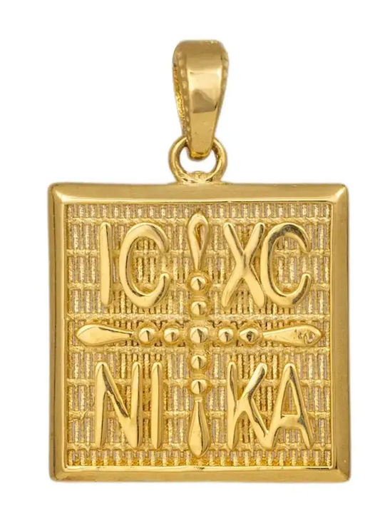 Kinder Amulett Kinder Amulet Doppelseitig aus 14K Gold 056026