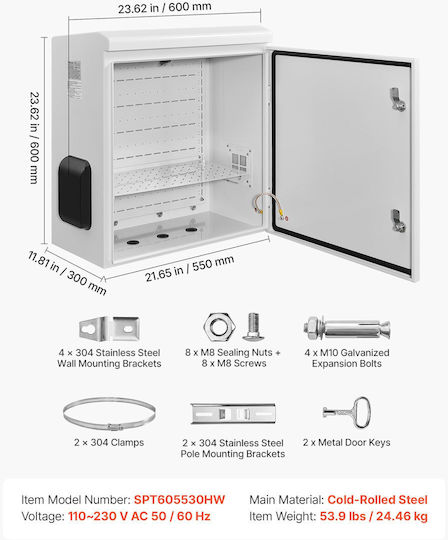 Vevor Outdoor Branch Junction Box IP65