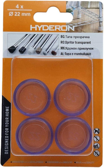 Външна Прозрачна Тапа Vtp-22 22мм 4 Броя