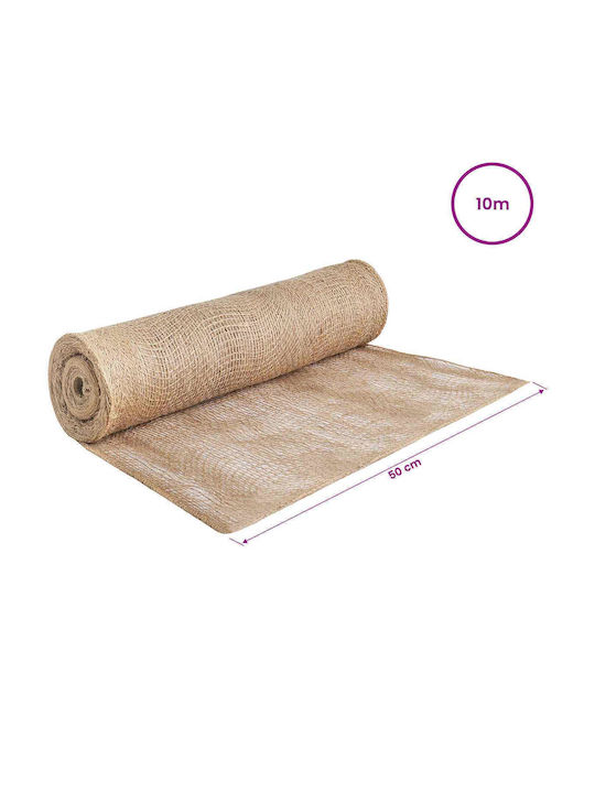vidaXL Decoration Fabric Loneta 50x1000cm Natural