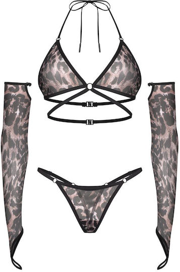 Obsessive Addia 3er Set Sexy Dessous-Set Schwarz