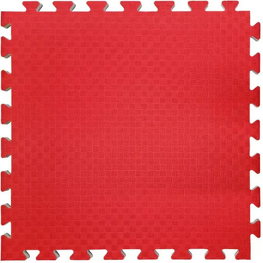 Olympus Sport Gym Puzzle Mat Double Sided Red/Blue 50x50x2.5cm 1pc