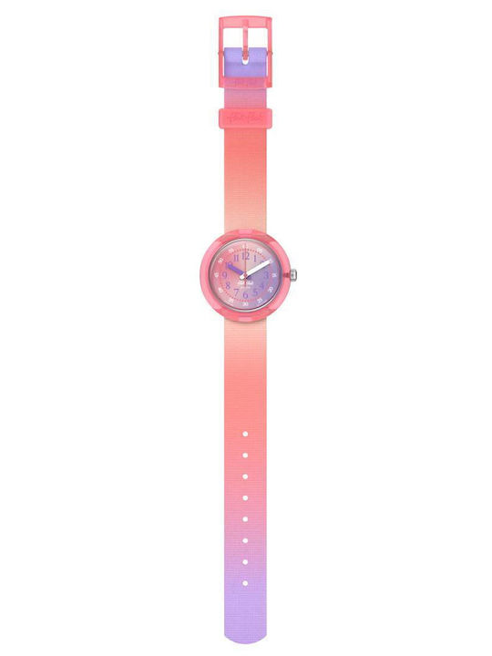FlikFlak Quench In Pink Kids Watch Pink with Fabric Strap