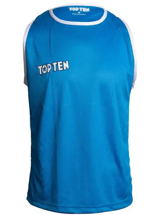 Top Ten Men's Sleeveless Shirt 1929.XS.Blue for Boxing Blue
