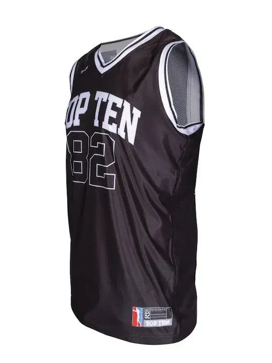 Top Ten Tricou Fără Mâneci Pentru Bărbați 99401.XS.Galazio Negru