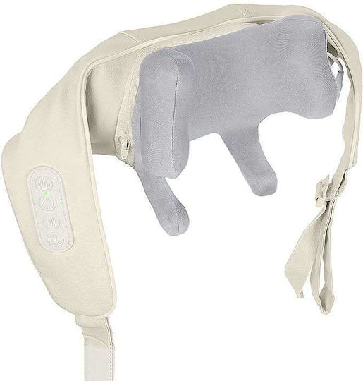 Hoco Neck and Body Massage Device with Infrared Heat Beige