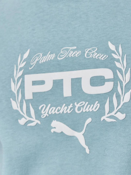 Графичен спортен T-shirt Син