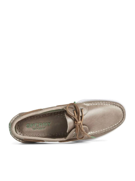 Sts Δερμάτινα Ανδρικά Loafers σε Καφέ Χρώμα