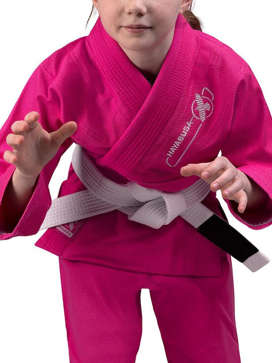 Hayabusa Kids Brazilian Jiu Jitsu Uniform Pink