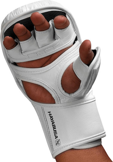 Sparring MMA-Handschuhe Hayabusa T3 7oz Hybrid Handschuhe Weiße Schwarze