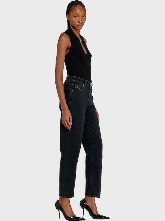 High Rise Women's Jeans Pants Regular Fit Black
