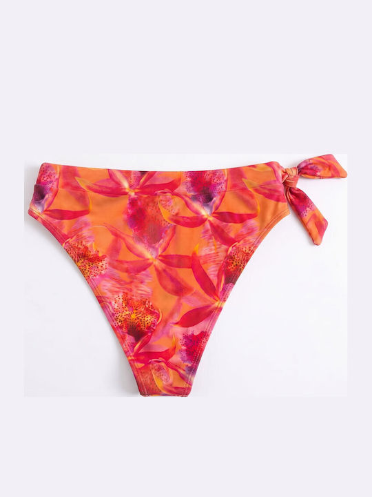 Bikinihosen Slip Hohe Taille Mehrfarbig