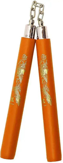 Nunchaku Αλυσίδα Αφρολέξ Δράκος Μαύρο