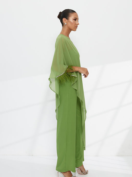 Damen Jumpsuit Asymmetrisch
