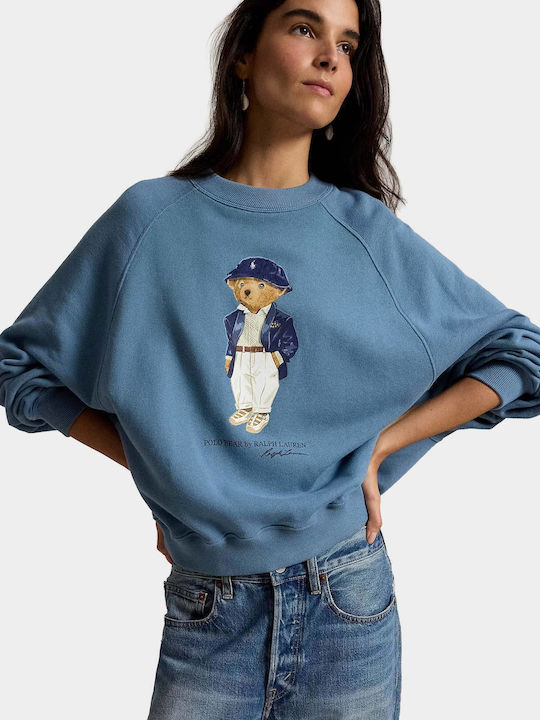 Damen Sweatshirt Hellblau