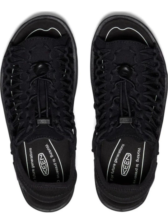 Uneek Γυναικεία Σανδάλια Sporty Μαύρα