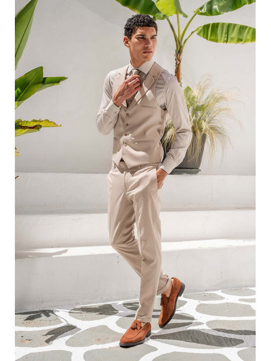 Ανδρικό Γιλέκο Beige