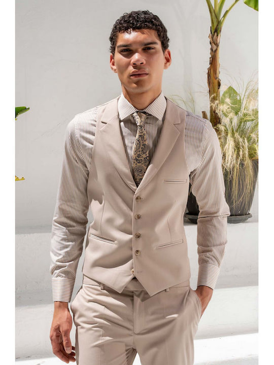 Ανδρικό Γιλέκο Beige