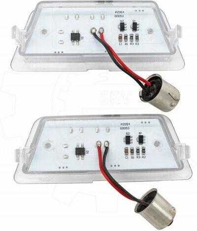 SKV Lumini Pentru Plăcuțele De Înmatriculare Lumini LED Pentru Opel Astra 1224052